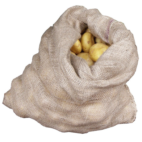hessian potato sack storing potatoes information