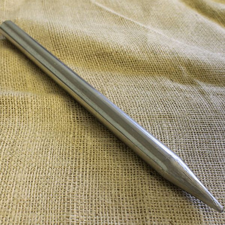 Anchor on a piece of hessian, this anchor is used for walk in fruit cages