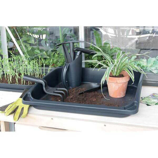 Gardening Tool 6 piece set on windowsill