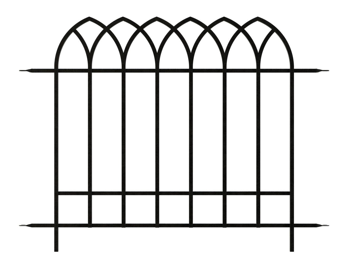 Garden Fence and Gate Kit Gothic Style