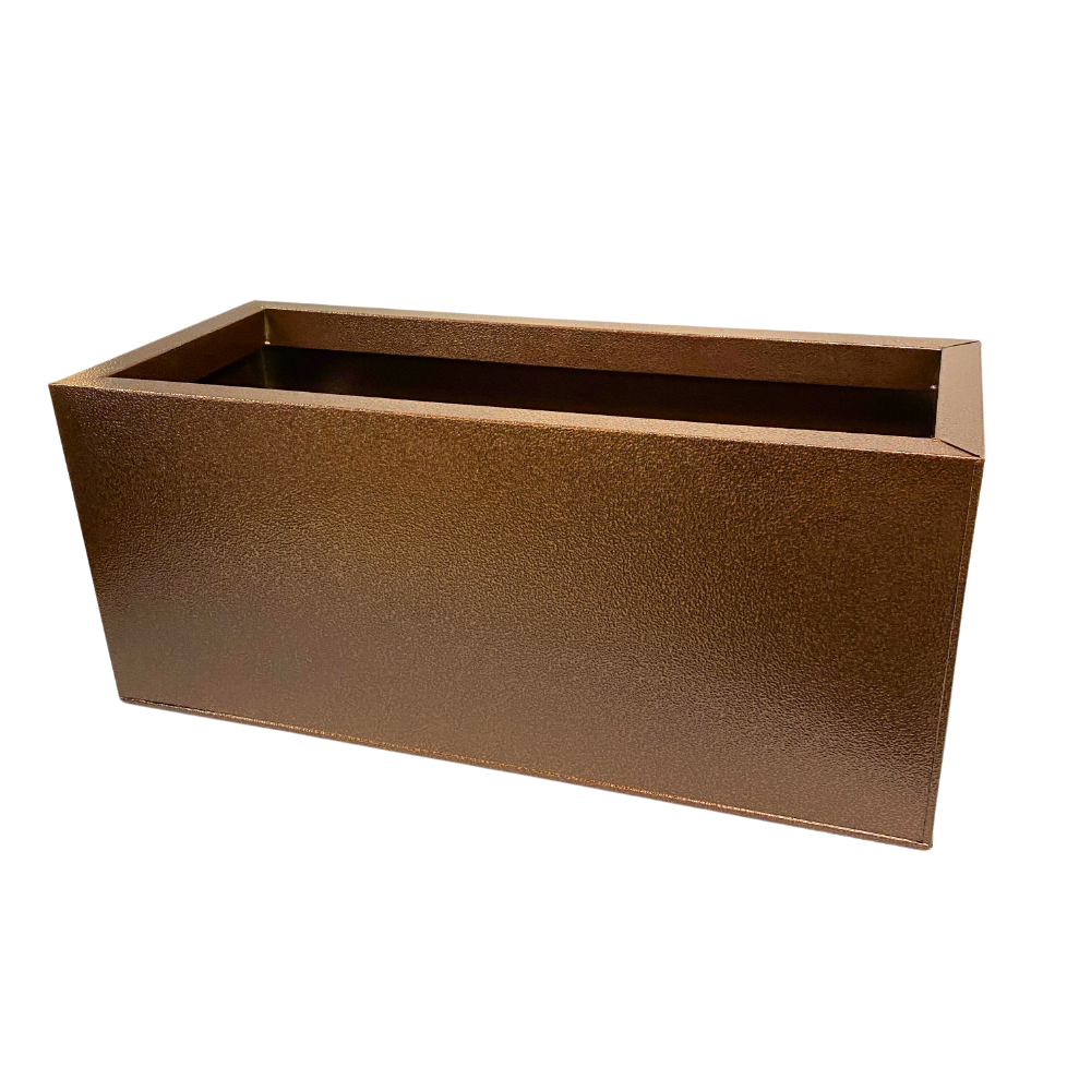 bronze black aluzinc garden trough planter