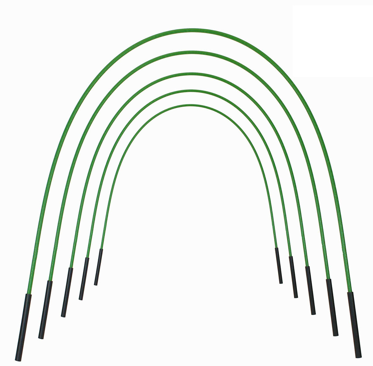 garden hoops flexible on white background