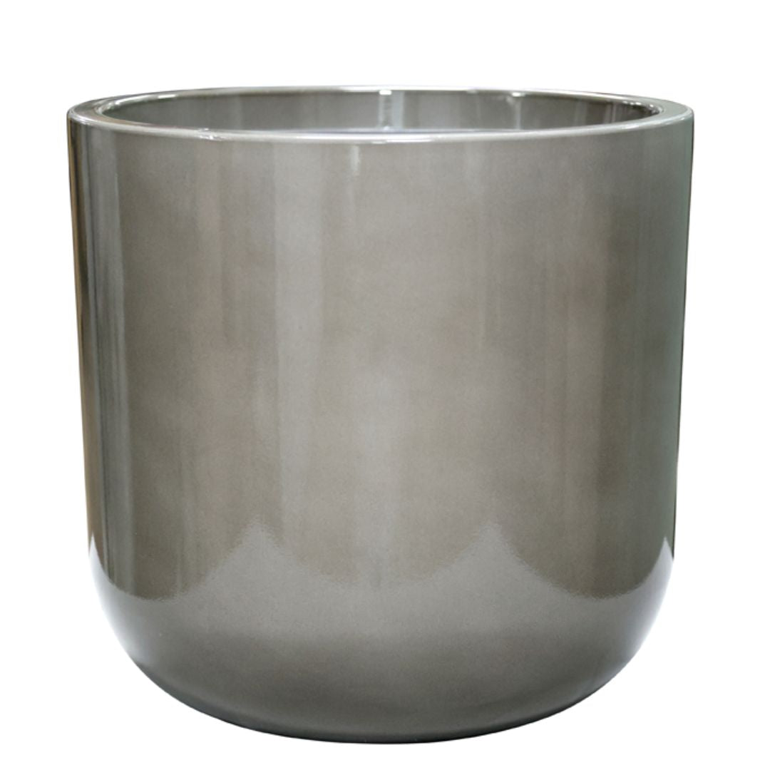 Grey Glaze plant pot