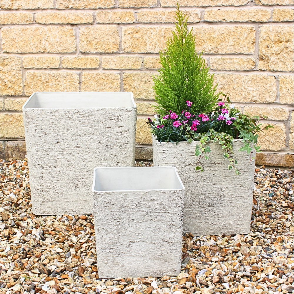 planter verona style stone effect planter