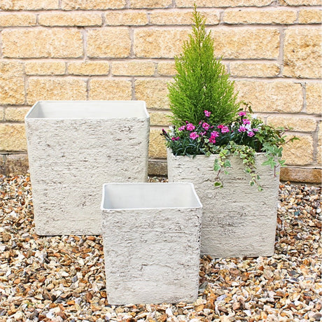 planter verona style stone effect planter