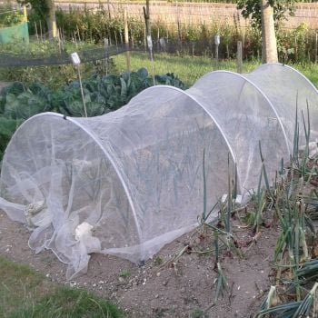 aluminium hoops with netting