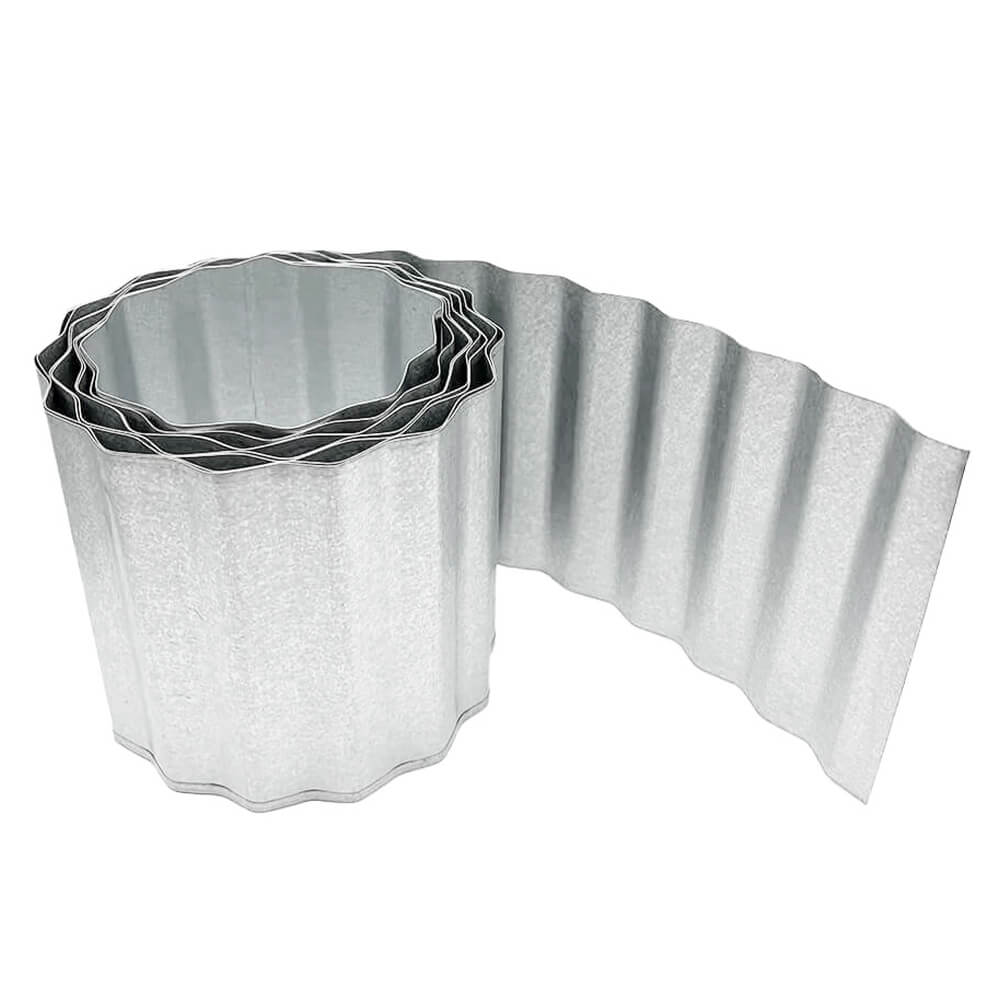 Aluzinc Lawn/Border Galvanised Edging Roll 4m