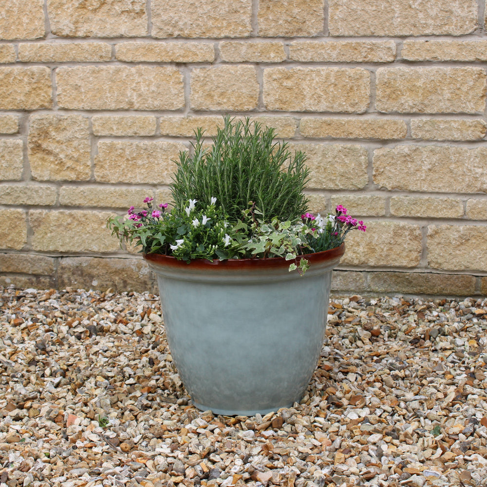 anygyi glaze finish plant pot for garden