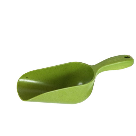 bamboo green compost scoop with hole to hanging
