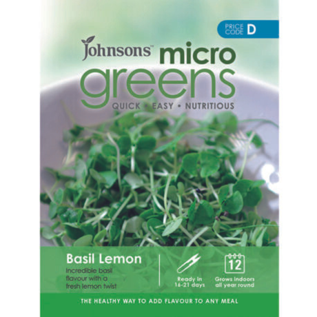 micro greens seeds lemon basil