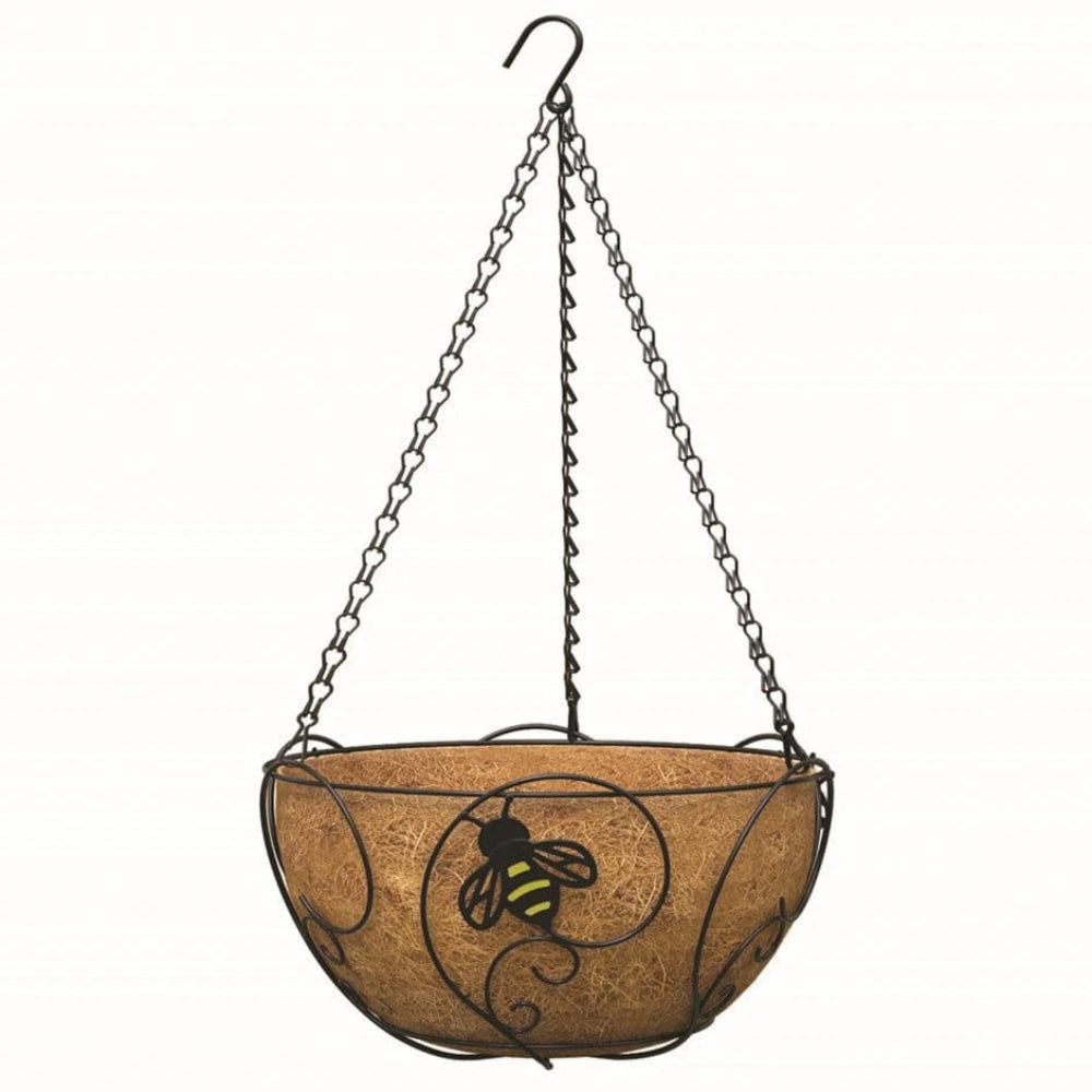 garden bee hanging basket