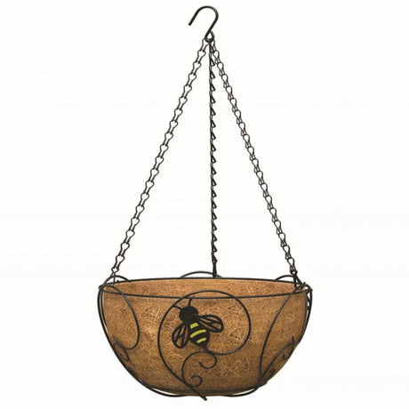 garden bee hanging basket