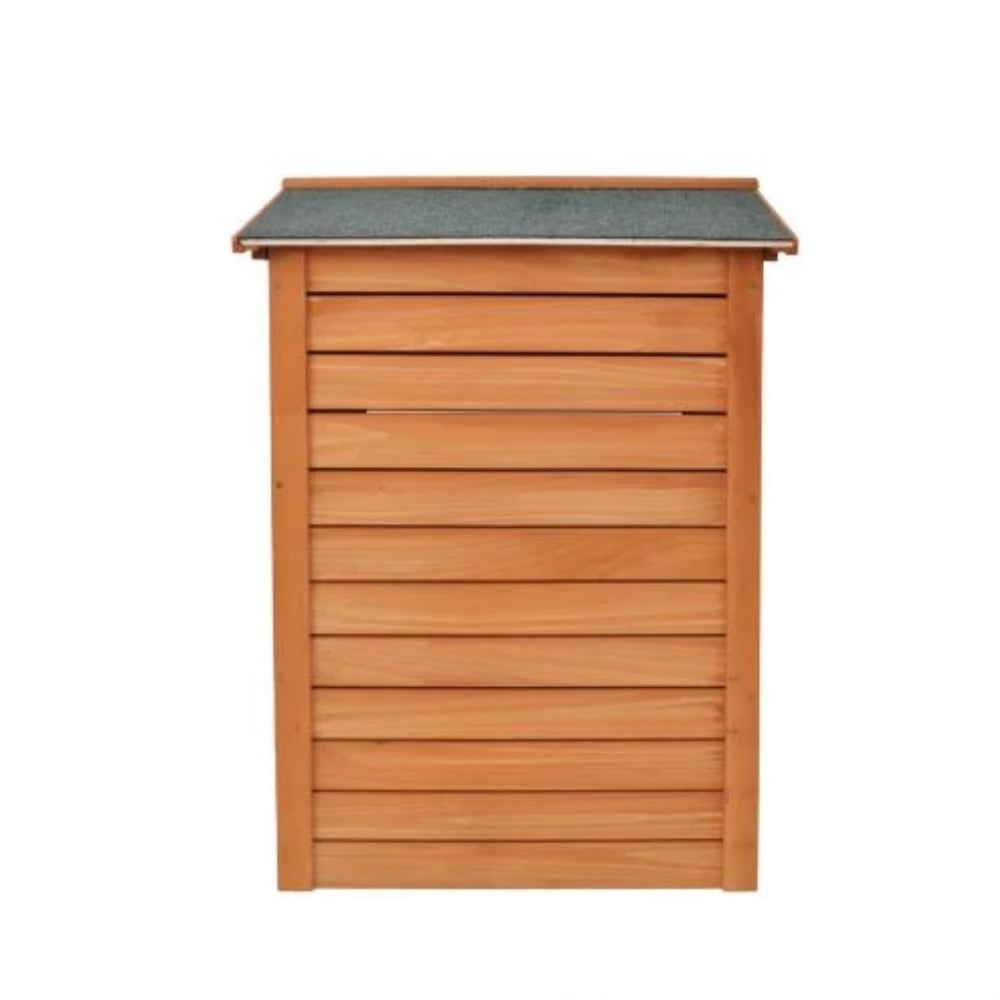 Back of Beehive wooden compost bin