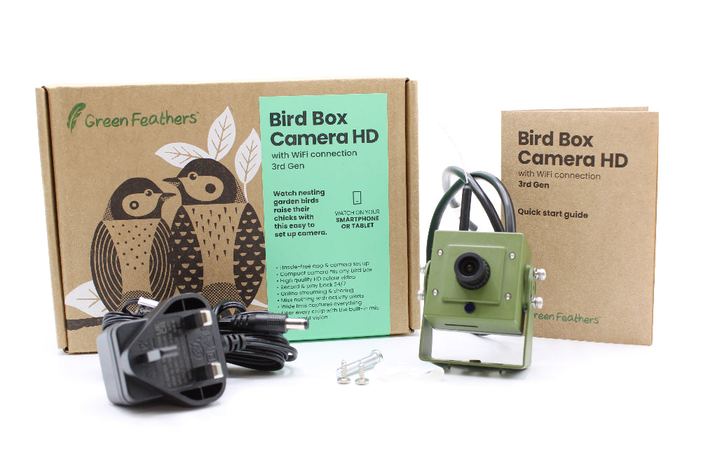 bird camera and boxes