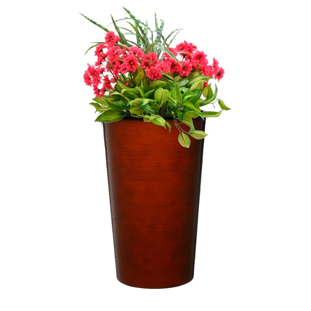 burnt orange balata garden planter