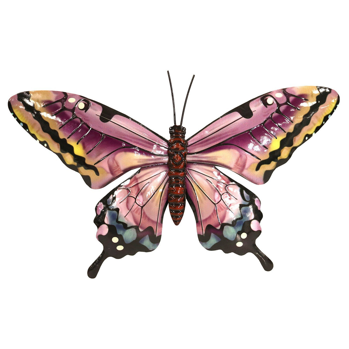 Pink butterflies designed for wall decoration.