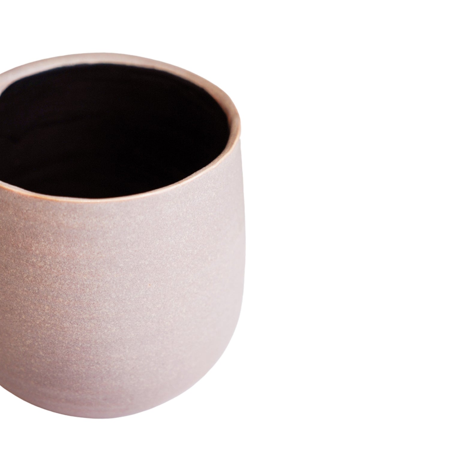 Ceramic Pink Plant pot on white