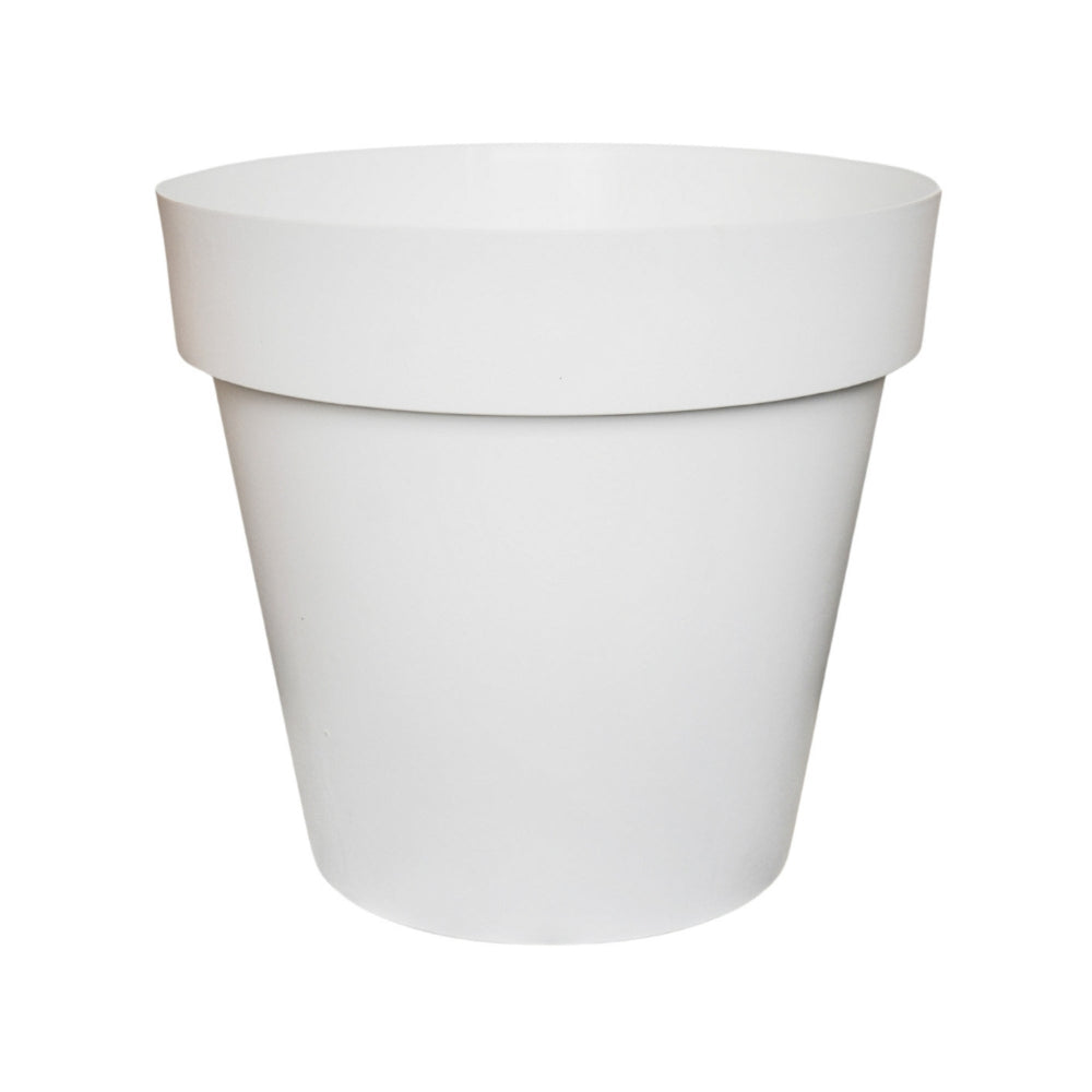 small plant pot cleo style in white