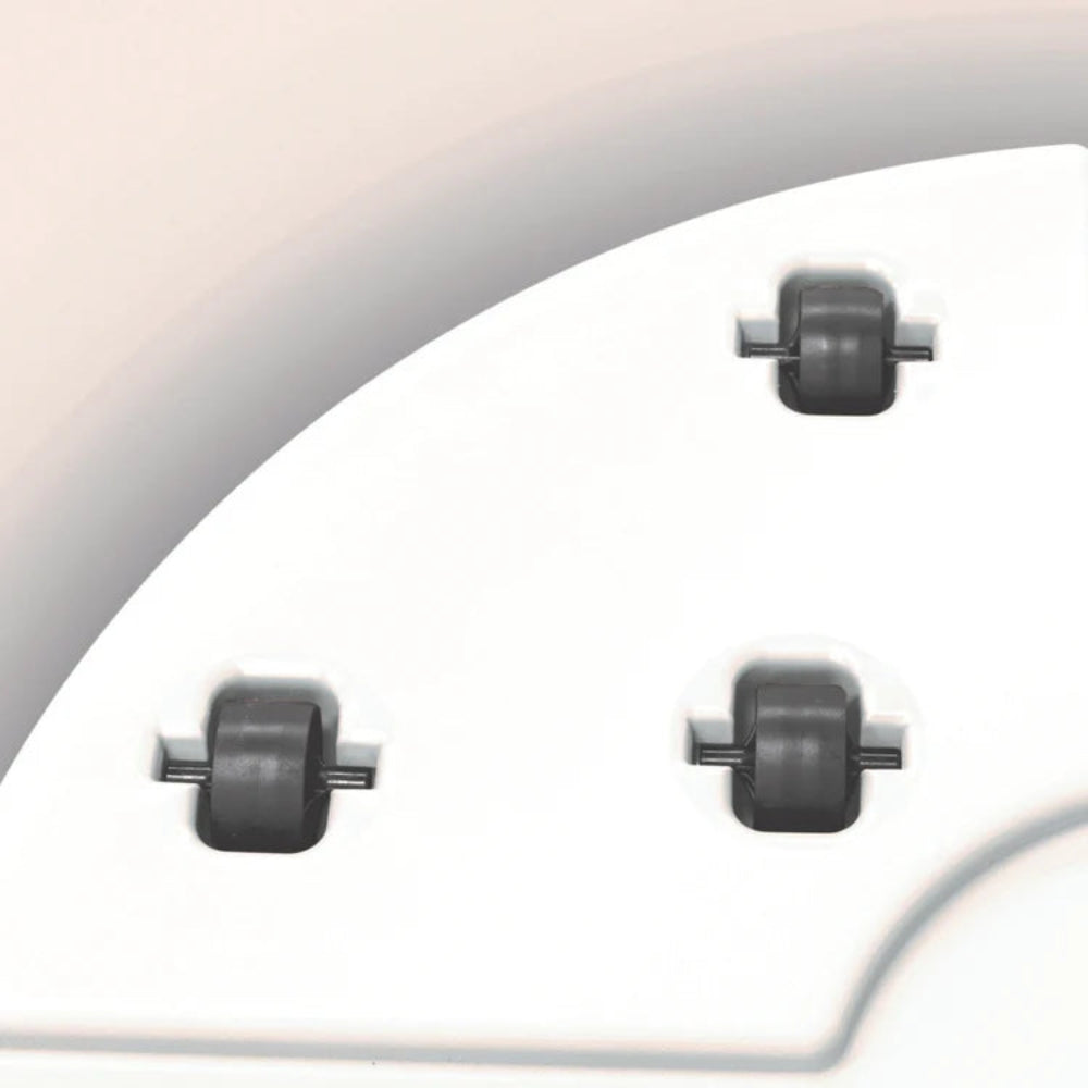 cleo square planter wheels