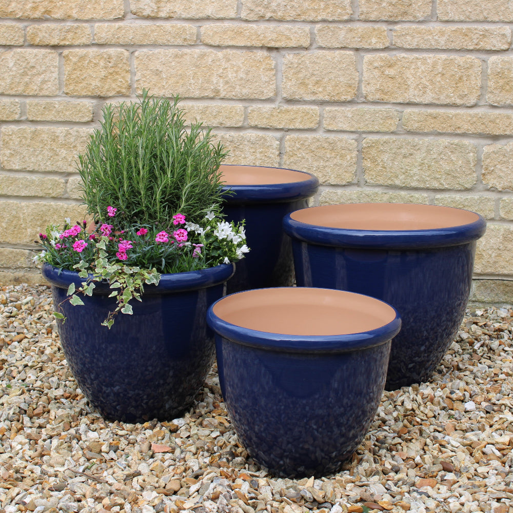 cortona garden planter glaze effect