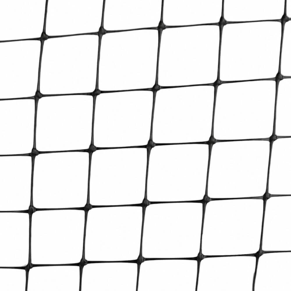 Close-up of a black deer net on a white background