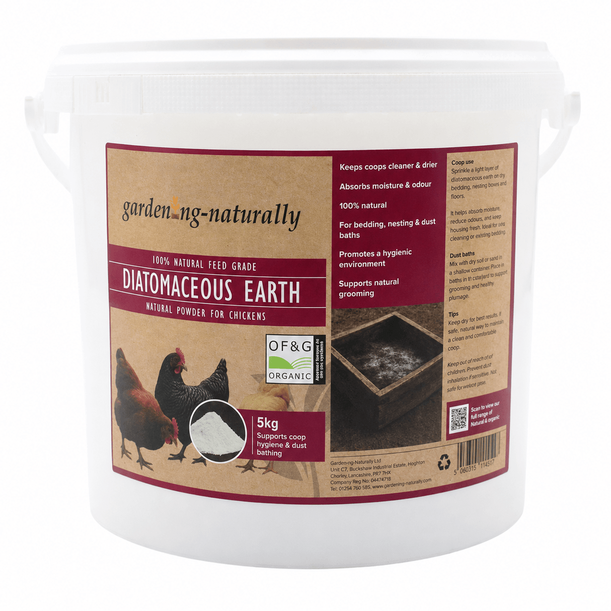 Diatomaceous Earth For Chickens - Natural Powder