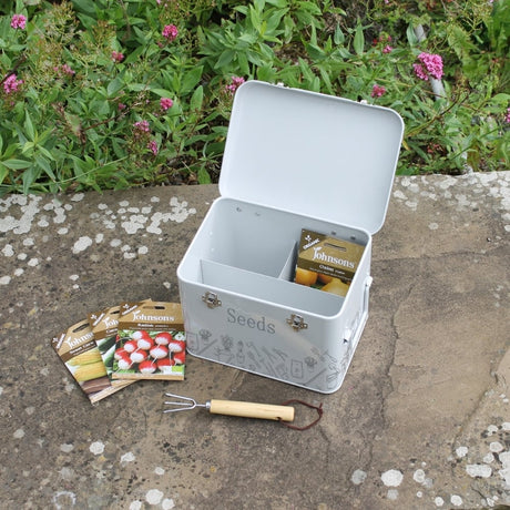 grey seed tin set