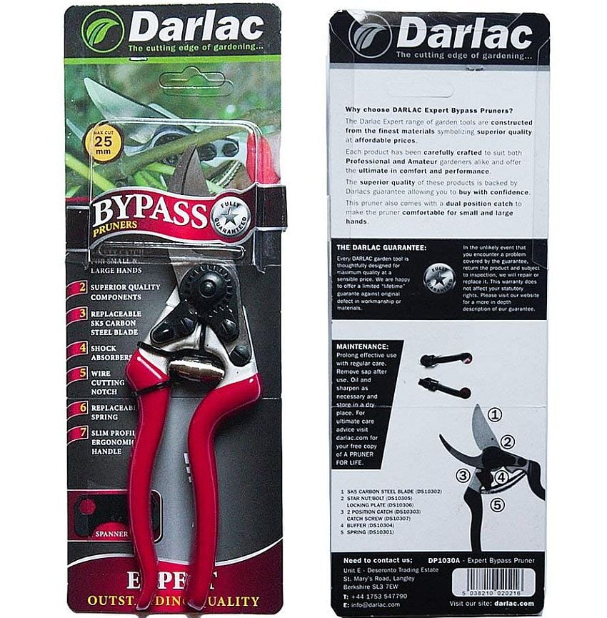 bypass pruners and packaging