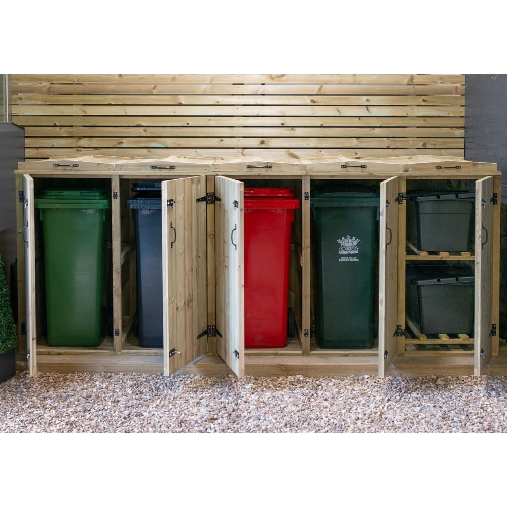 4 Bin x 2 Recycle Box storage bins