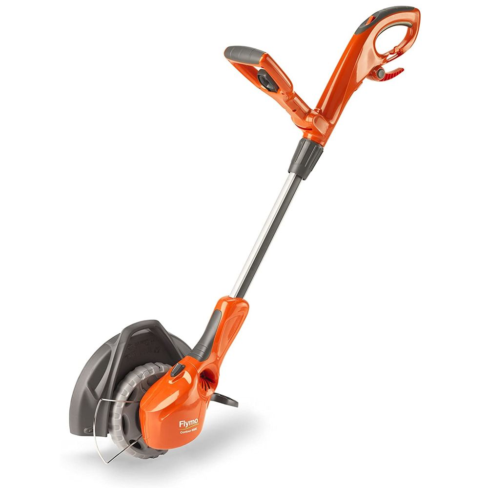 showing electric strimmer on white background