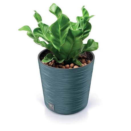 Plant Pots Ribbed Brown, Blue, White or Green