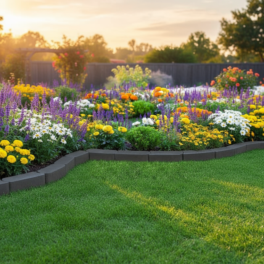 garden landscape border