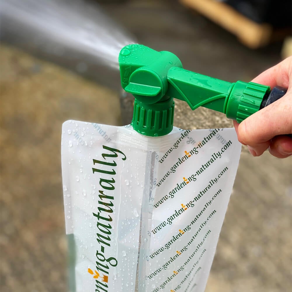 side view of nematode applicator