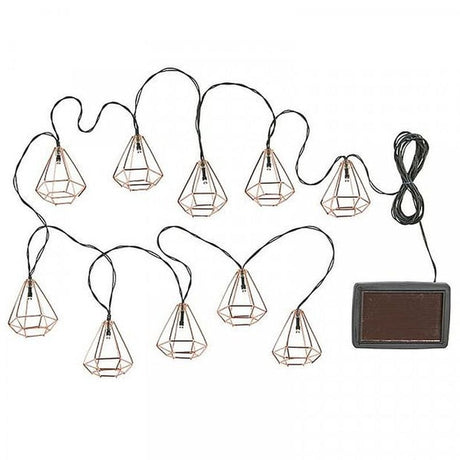 Geo Solar Hanging Lights for Garden Decor