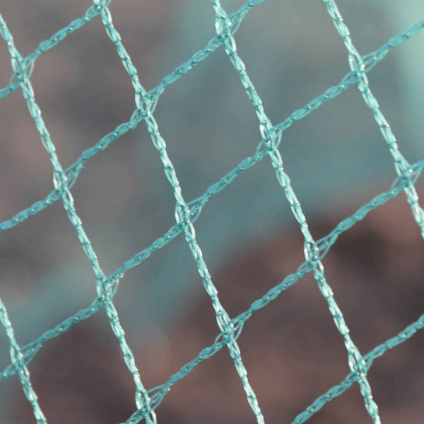 green bird netting close up