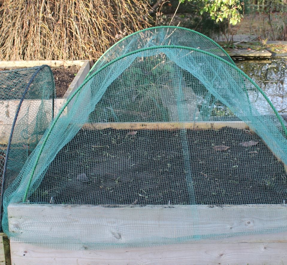 Flexible Garden Netting Tunnel Kits Complete With Choice Of Covers