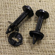 Black plastic greenhouse insulation/shading clips
