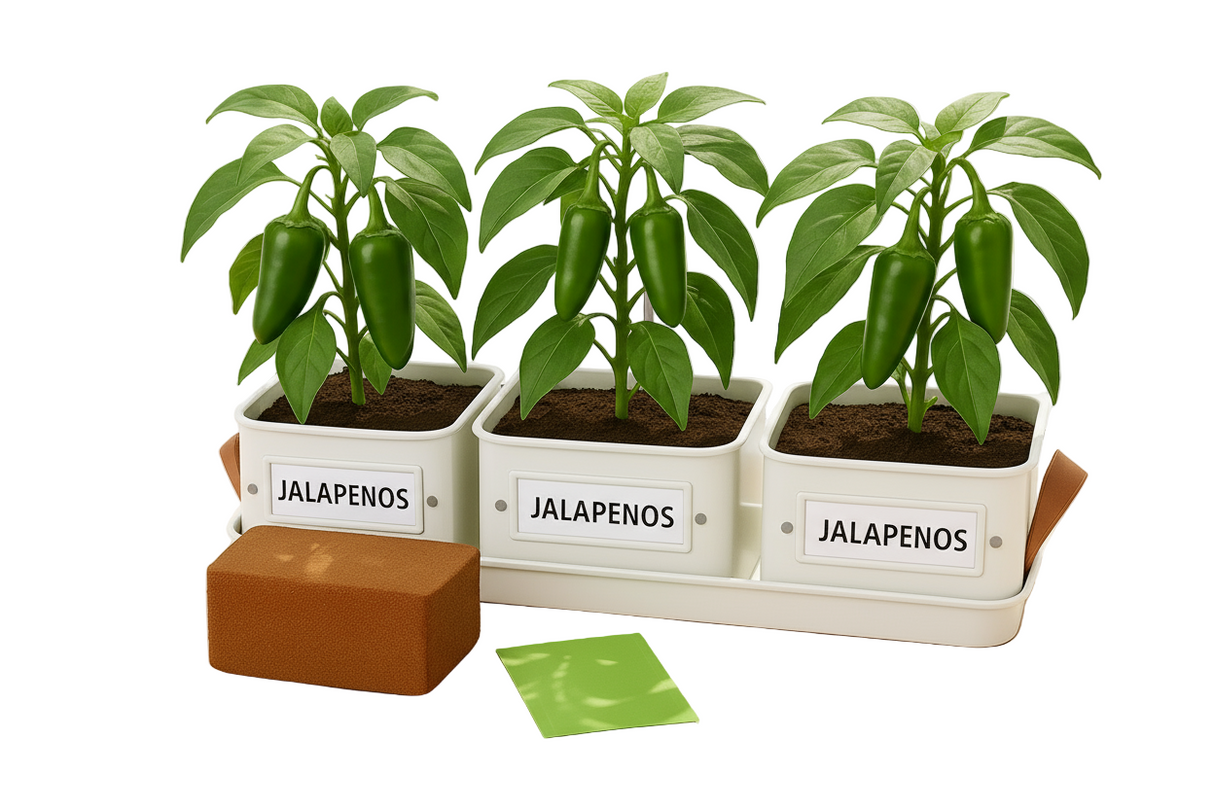 chilli grey herb pots