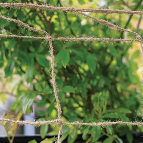 Jute netting in garden