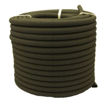 Soaker hose rolled up