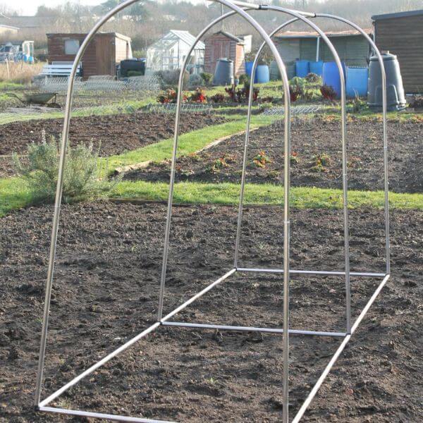 Garden cage small on allotment with no nets