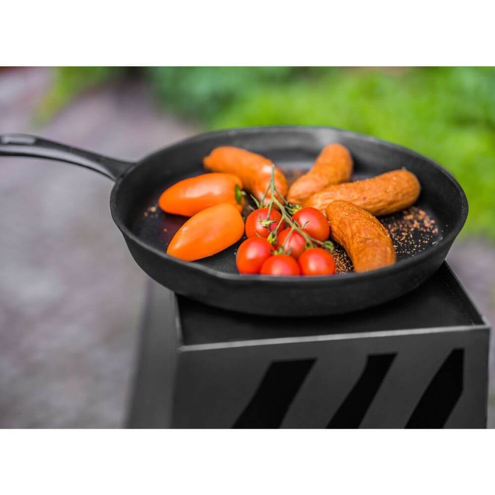sauce pan for garden fire pit