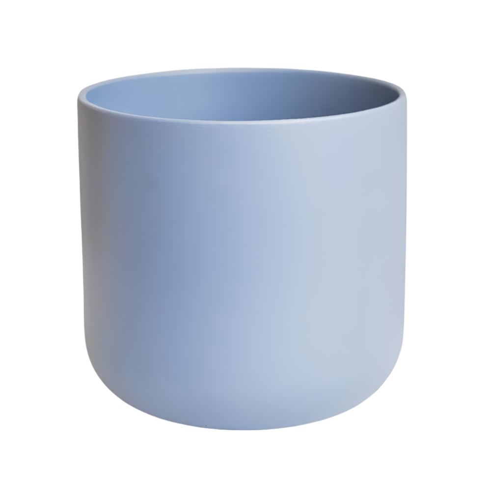 lisbon indoor planter powder blue