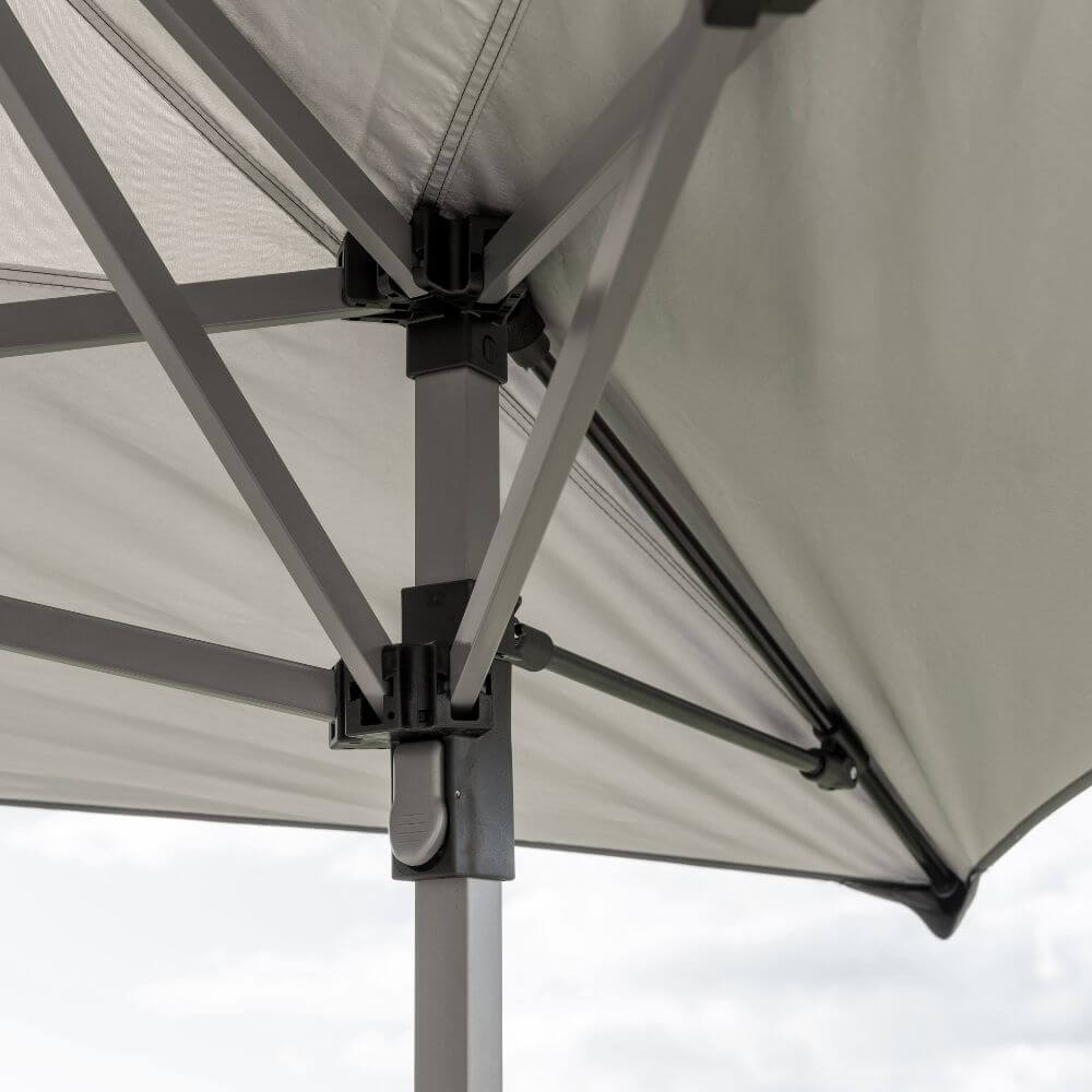 garden gazebo close up