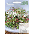 Packaging of Johnsons Micro Greens Chard seeds showing the product name and an image of micro greens, which are small, sprouted leaves with red and green hues.