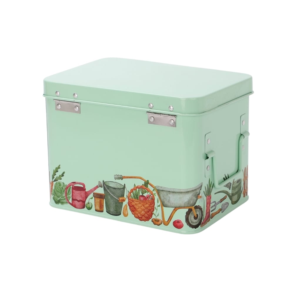 Seed Storage Tin with Seed Envelopes & Dividers