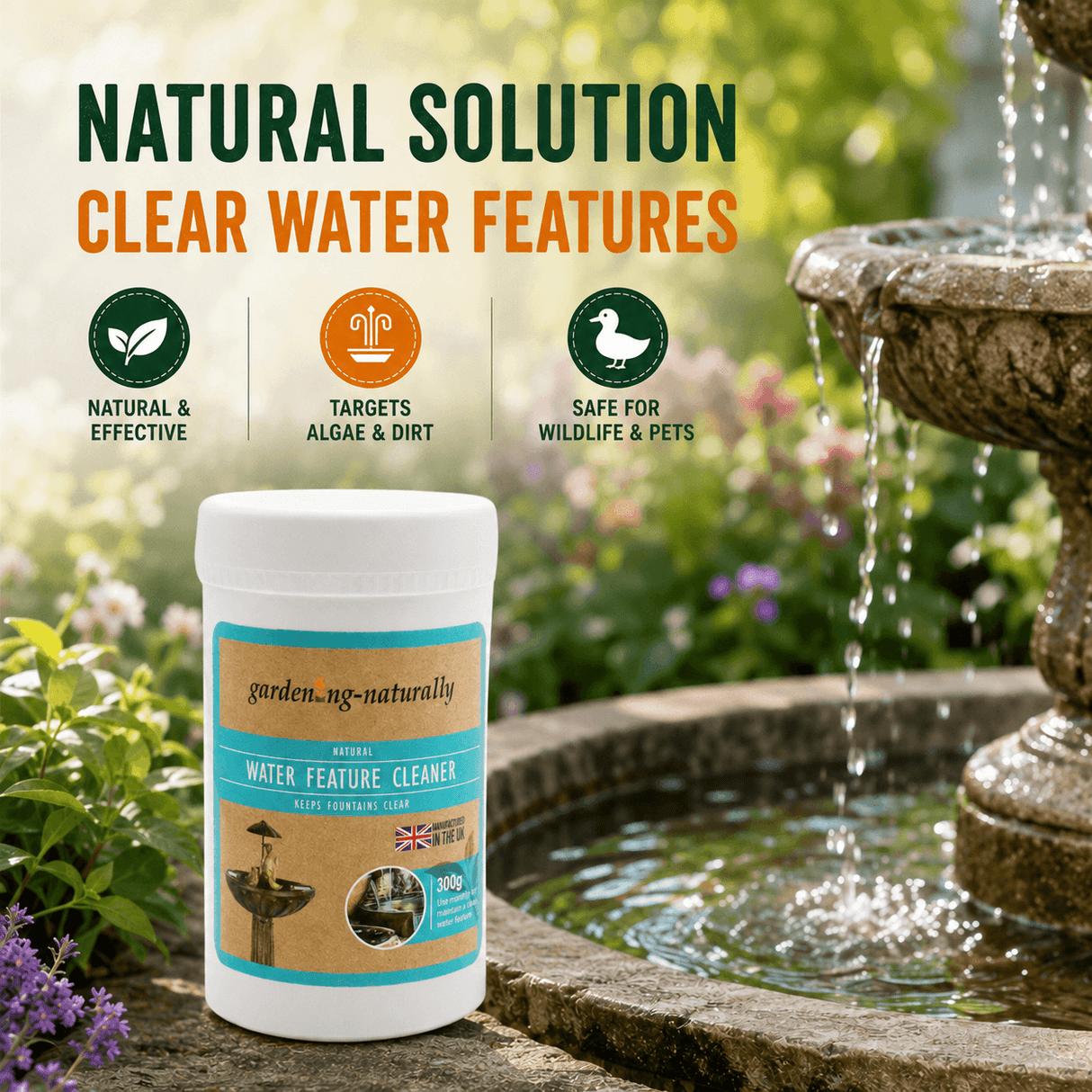 Water Feature Cleaner And Fountain Cleaner