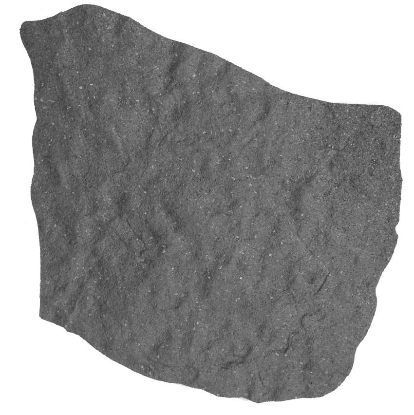 Grey colored stepping stone with a natural