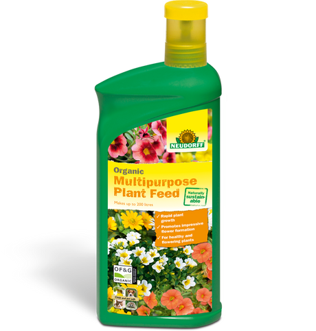 organic multipurpose plant feed for the garden