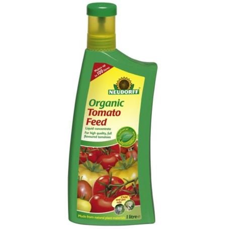 A bottle of Neudorff Organic Tomato